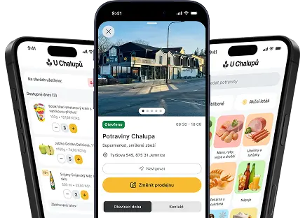 Aplikace Potraviny U Chalupů